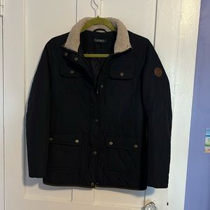 Lauren Ralph Lauren black quilted jacket xs